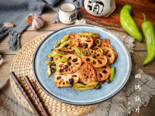 17、回锅藕片,上桌开吃啦！