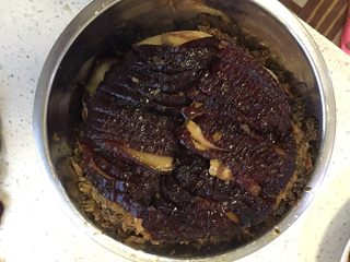 6、四川烧白（也叫梅菜扣肉）,????????????????????????出锅啦，上桌