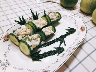 17、翠竹报春-年夜饭,成品图。