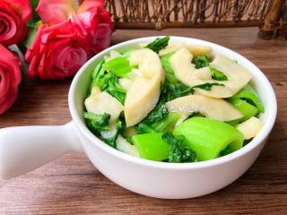 9、芥菜炒笋,好吃又瘦身的芥菜炒笋做好了。