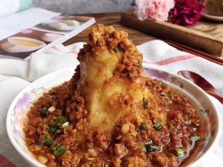 15、火山土豆泥,完成。