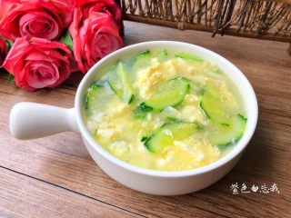 9、青瓜蛋花汤,成品图一