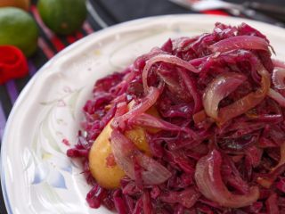 21、#酸味#焗烤洋葱紫甘蓝,成品图一