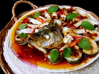 23、清蒸鱼,成品