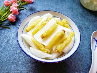 13、泡椒萝卜条,成品。