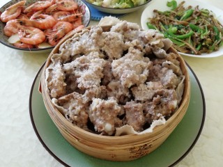 12、麻辣粉蒸排骨,换个角度