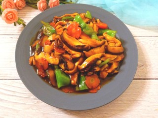 16、耗油香菇,咸鲜美味的耗油香菇，特别好吃下饭