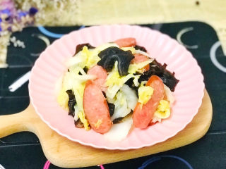 20、火腿娃娃菜,成品图