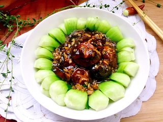 13、蚝油香菇青菜,成品