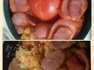 5、黑暗料理之整个番茄饭集锦,混搭一切香肠的整个番茄饭。