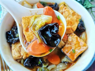 15、白菜炒豆腐,无敌美味～