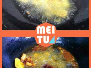 6、各种各样的卤菜,放入姜炸香再放豆瓣酱炒红油