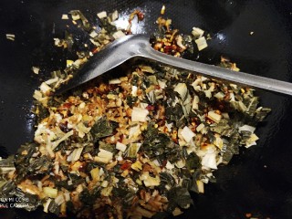 16、香辣梅干菜 超级下饭,下梅干菜