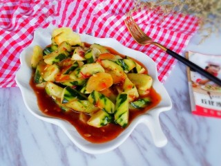 8、凉拌黄瓜,成品图