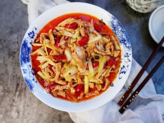 14、韭黄炒肉丝,味道鲜美又下饭！