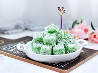 15、椰蓉黄瓜冻,成品