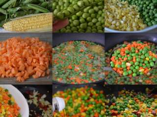 21、三色炒豌豆,一目了然党的步骤图。