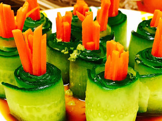 13、凉拌黄瓜卷,清淡爽口的青瓜卷就做好啦