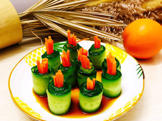 15、凉拌黄瓜卷,一起来享用吧