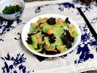 18、莴笋炒木耳➕客舍青青柳色新,成品