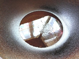 10、蒜蓉蒸丝瓜,起锅烧油