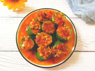 22、蒜蓉蒸丝瓜,成品图