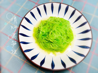 16、清炒莴笋丝,清炒莴笋丝，完成