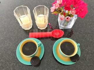 13、奥利奥阿芙佳朵咖啡,现在我们再来冲咖啡，