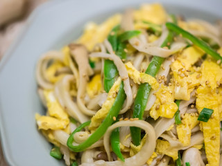 11、杏鲍菇炒鸡蛋,成品2