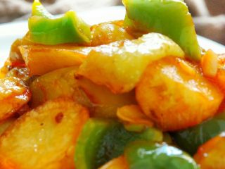 14、地三鲜,成品。