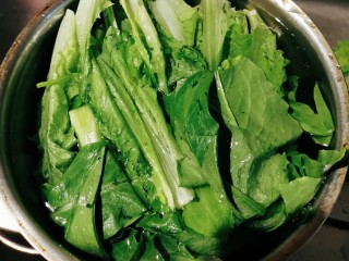 2、蚝油油麦菜,择洗干净