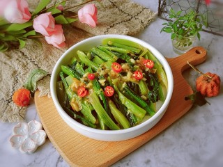 16、蚝油油麦菜,味道很棒 