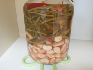 17、自制四川泡菜,我弟二次加入豇豆，泡豇豆沙肉末最好吃的一道下饭菜。