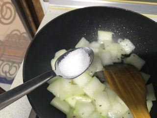 10、素食者的福音～干炒冬瓜,不到一汤匙的糖。