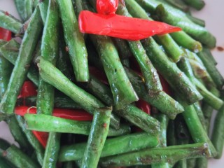 14、干煸豇豆,看着还行