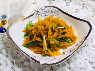 15、清炒南瓜丝,成品图～