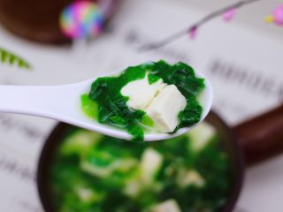 16、虾皮翡翠白玉羹,一出锅我就喝了一大碗。