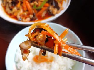 7、超过瘾的鱼香肉丝,来一口？????