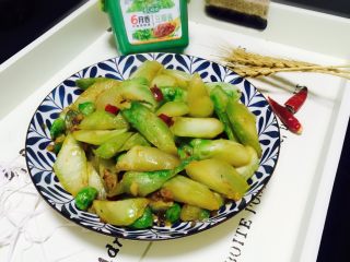 15、豆瓣酱炒儿菜,成品图二