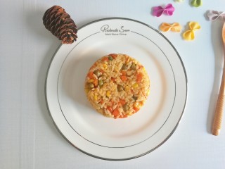 13、午饭君-素食田园炒饭,出锅喽