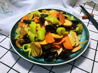 25、青椒炒素鸡,成品