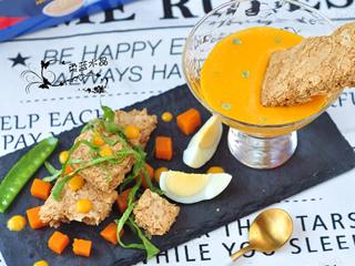 7、燕麦南瓜沙拉,成品。