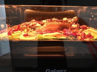 4、昔悦……烤鱼,烤箱180度 烤20分钟！