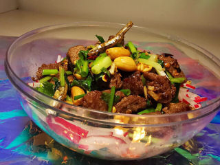 25、椒盐牛肉,成品图