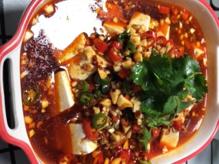 6、酸辣豆腐,酸辣豆腐制作完成