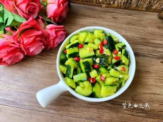 11、柠檬汁拌黄瓜,成品图二