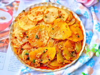 16、无敌下饭的香辣土豆片,好吃到停不下来！