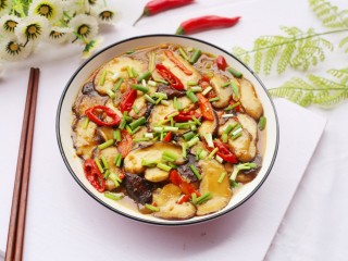 13、拿肉都不换的素炒香菇,超美味。