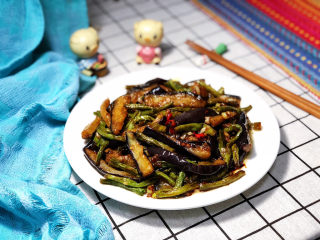 31、豇豆烧茄子,成品