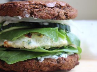 16、健康鸡肉汉堡,好吃!